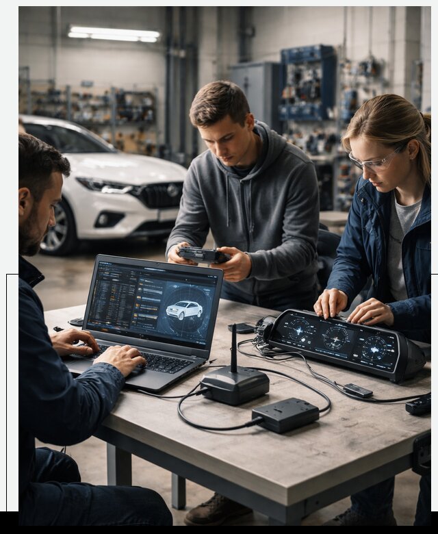 Разработка Connected Car и ПО для автопрома в Нягани