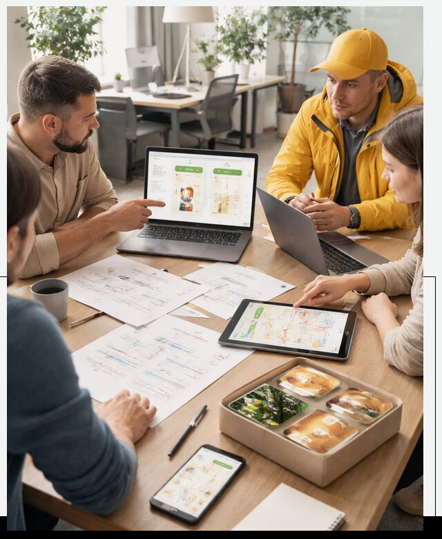 Разработка агрегатора доставки еды в Нягани от 15279 р., АвикейНга